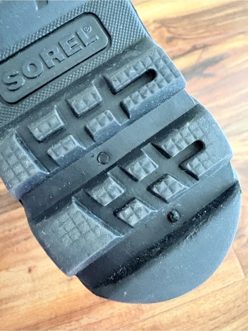 SOREL Kids Winter Snow Boots Size 13 Lined Gray & Green Shoes